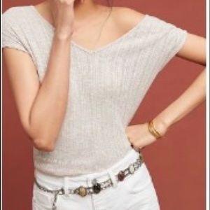 Anthropologie Back Twist Tunic